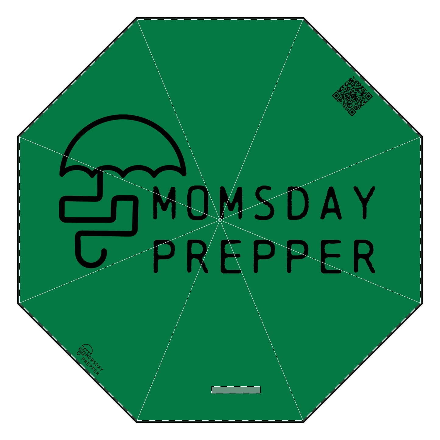Momsday Prepper Umbrella Green