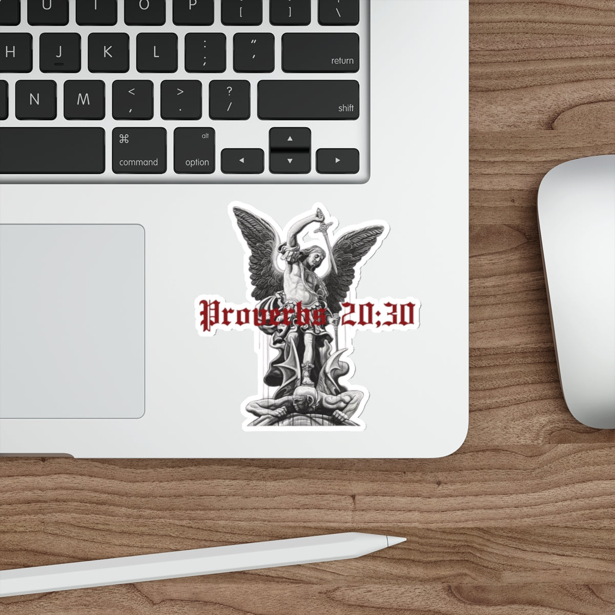 WATERPROOF STICKER // PROVERBS 20:30
