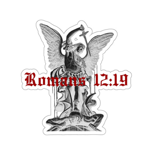 WATERPROOF STICKER // Romans 12:19