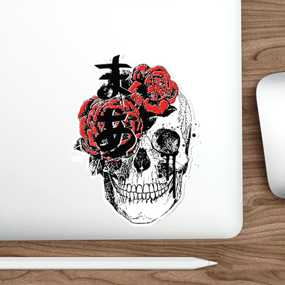 WATERPROOF STICKER // Japanese Skull