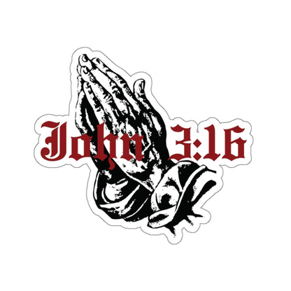 WATERPROOF STICKER // JOHN 3:16