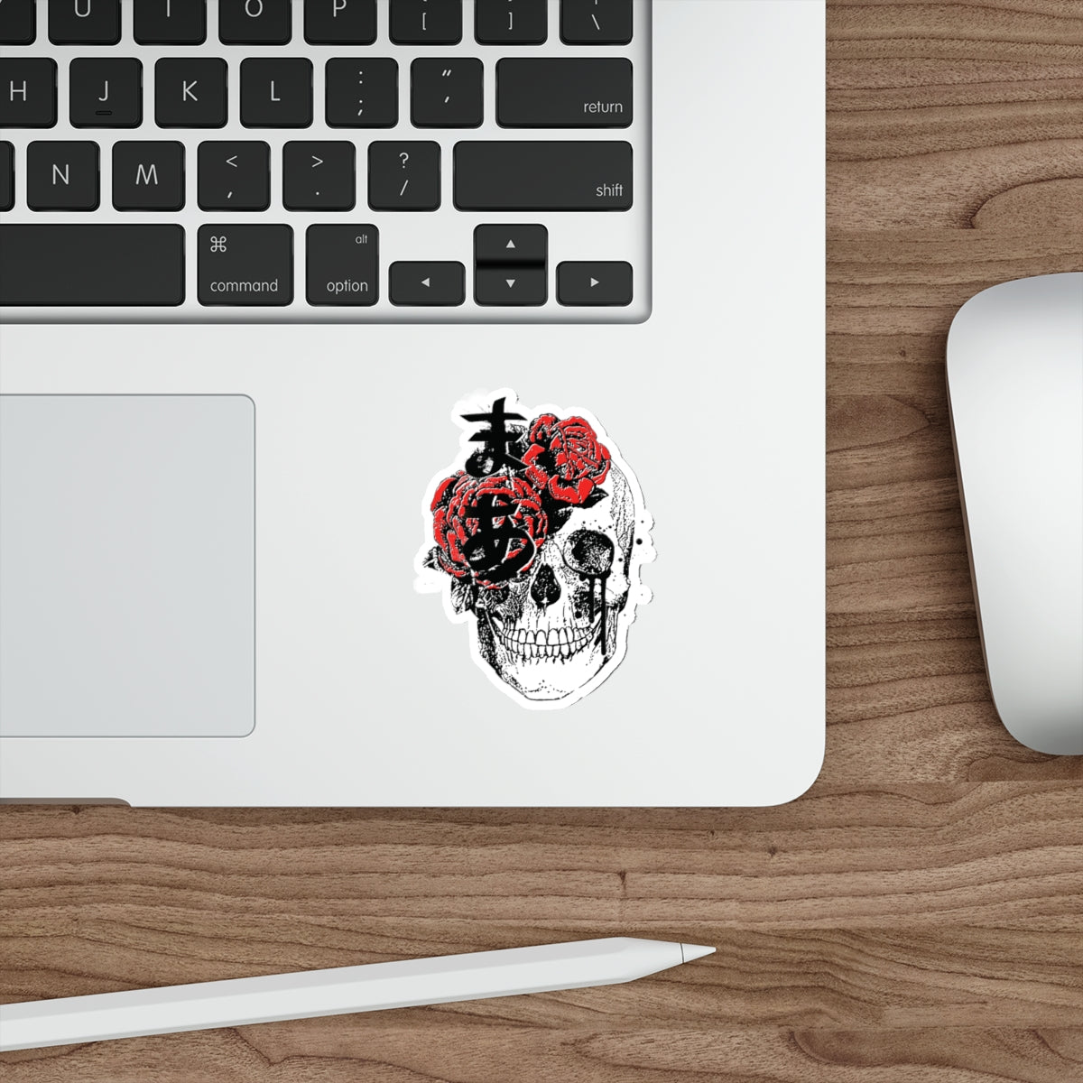 WATERPROOF STICKER // Japanese Skull