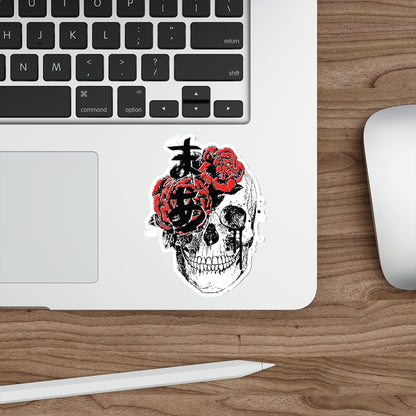 WATERPROOF STICKER // Japanese Skull