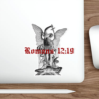 WATERPROOF STICKER // Romans 12:19