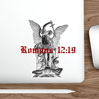 WATERPROOF STICKER // Romans 12:19