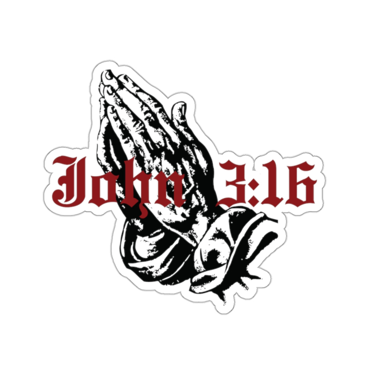 WATERPROOF STICKER // JOHN 3:16